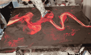 La peinture soufflée